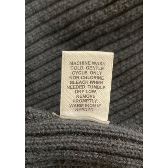 Cato Womens Size Medium Black Open Front Cardigan Sweater - Picture 8 of 8